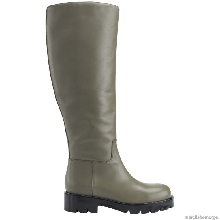 Marc Fisher Booties - phidias lugsole støvel kvinner oliven skinn Marc Fisher D0BZ0172