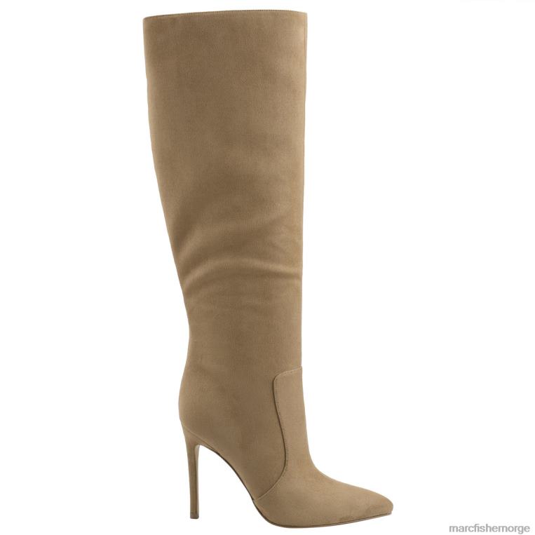 Marc Fisher Booties - rumina støvel med hæl kvinner medium naturlig semsket skinn Marc Fisher D0BZ0152