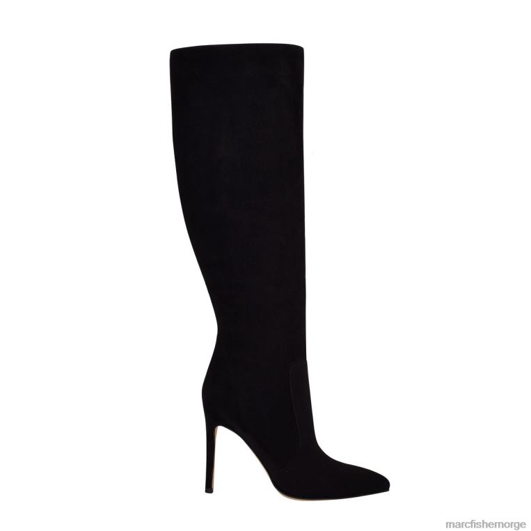Marc Fisher Booties - rumina støvel med hæl kvinner svart semsket skinn Marc Fisher D0BZ0154