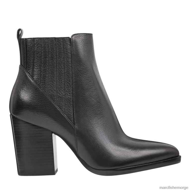 Marc Fisher Booties - alva spiss støvel kvinner svart skinn Marc Fisher D0BZ05