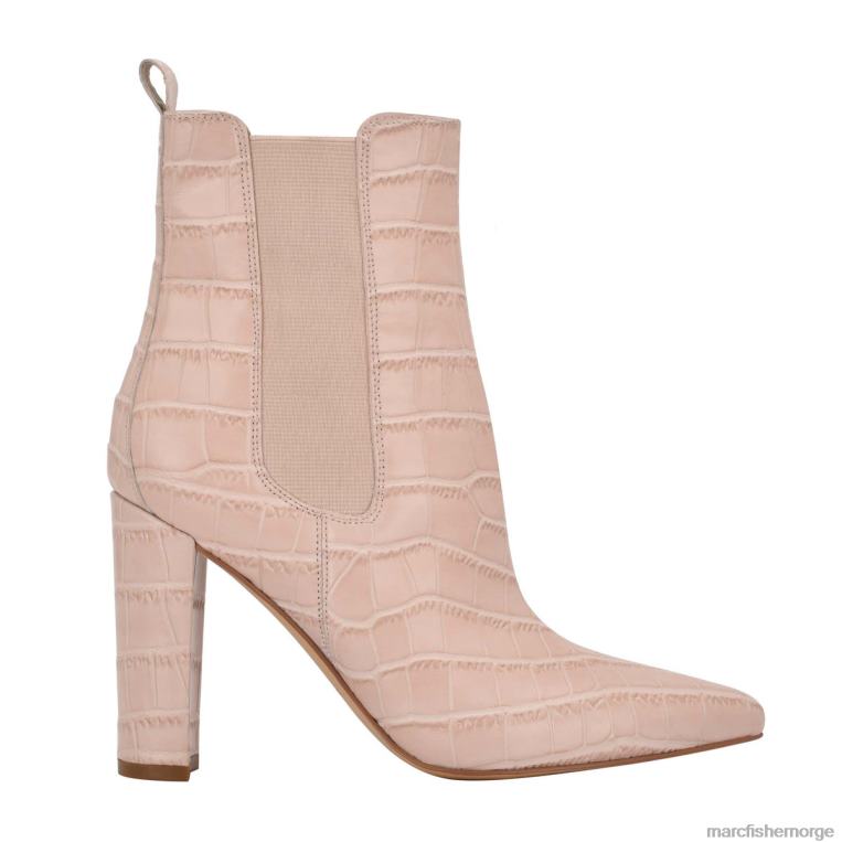Marc Fisher Booties - garliss hæl chelsea bootie kvinner lett naturlig krokodil Marc Fisher D0BZ085