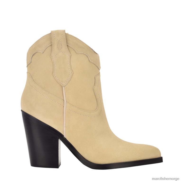 Marc Fisher Booties - gona westernsko kvinner lett naturlig semsket skinn Marc Fisher D0BZ0106
