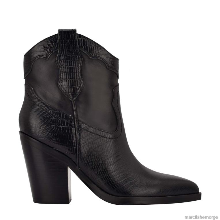 Marc Fisher Booties - gona westernsko kvinner svart skinn Marc Fisher D0BZ0123