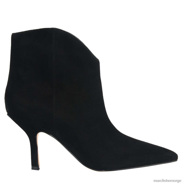 Marc Fisher Booties - haylian støvel med spiss tå kvinner svart semsket skinn Marc Fisher D0BZ069