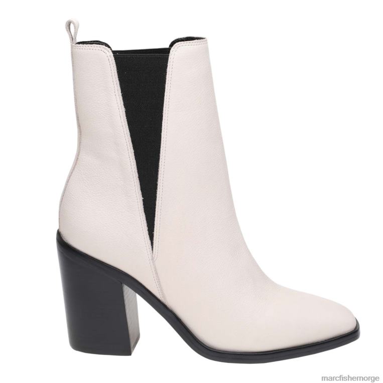 Marc Fisher Booties - kristie støvlett med hæl kvinner elegant krem ​​skinn Marc Fisher D0BZ034