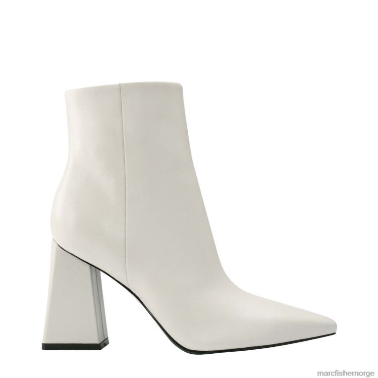 Marc Fisher Booties - kulika støvlett med hæl kvinner elegant krem ​​skinn Marc Fisher D0BZ0112