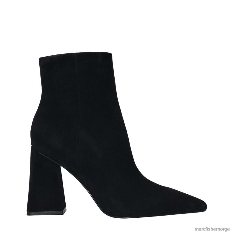 Marc Fisher Booties - kulika støvlett med hæl kvinner svart semsket skinn Marc Fisher D0BZ09