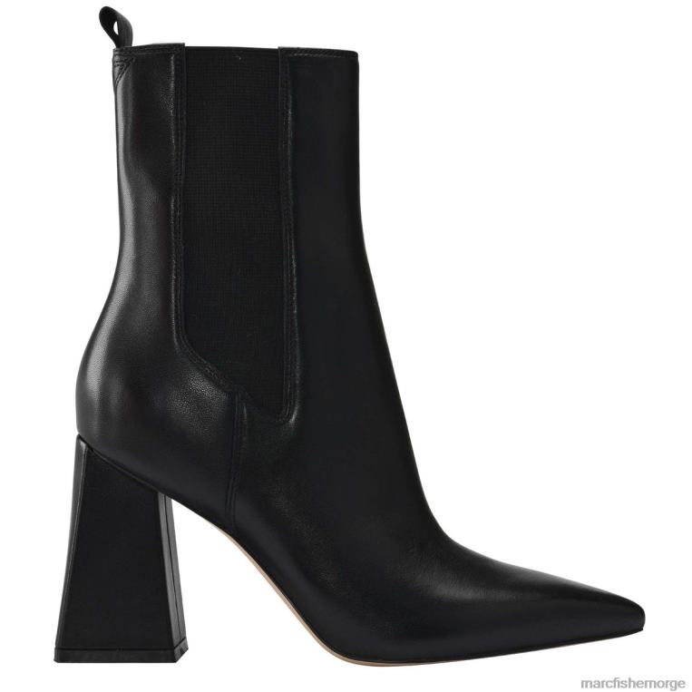 Marc Fisher Booties - kylynn chelsea støvlett med hæl kvinner svart skinn Marc Fisher D0BZ0102