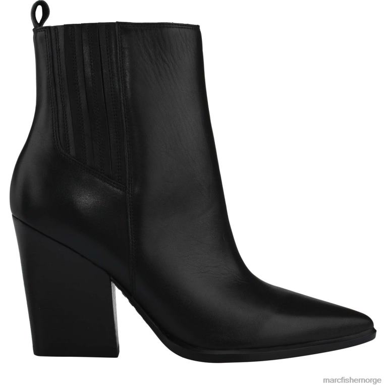 Marc Fisher Booties - mariel westernsko med hæl kvinner svart skinn Marc Fisher D0BZ056