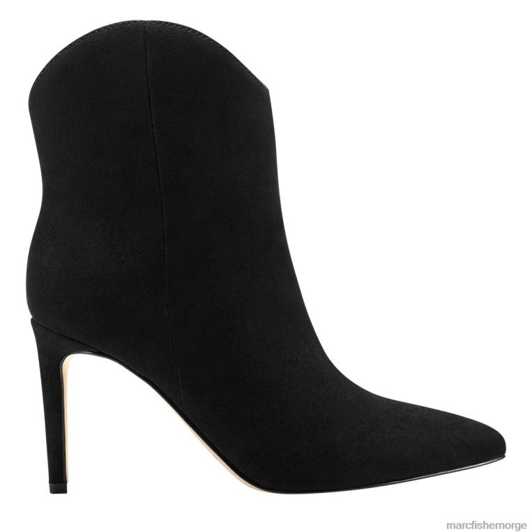 Marc Fisher Booties - revati støvlett med hæl kvinner svart semsket skinn Marc Fisher D0BZ082