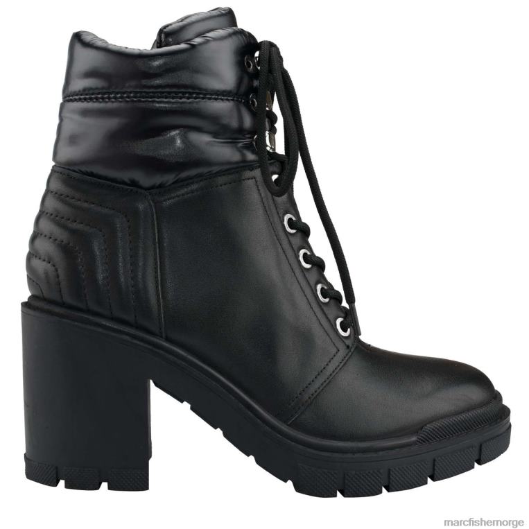 Marc Fisher Booties - velima sko med snøre i lugsole kvinner svart skinn/nylon Marc Fisher D0BZ067