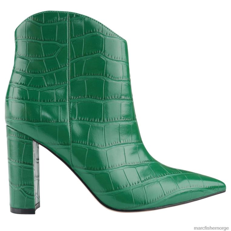 Marc Fisher Booties - westernsko med hæl fra lezari kvinner grønn kroko Marc Fisher D0BZ066