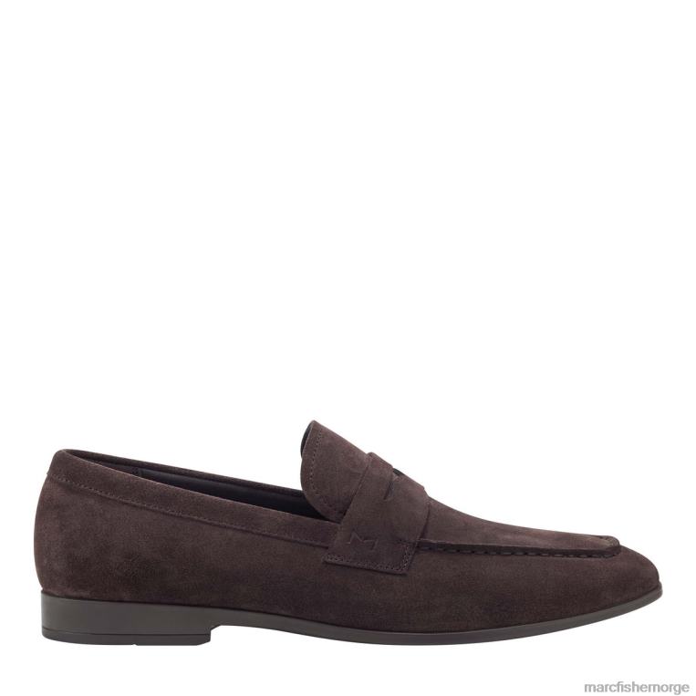 Marc Fisher Norge - noah kjole loafer menn brunt semsket skinn Marc Fisher D0BZ0720
